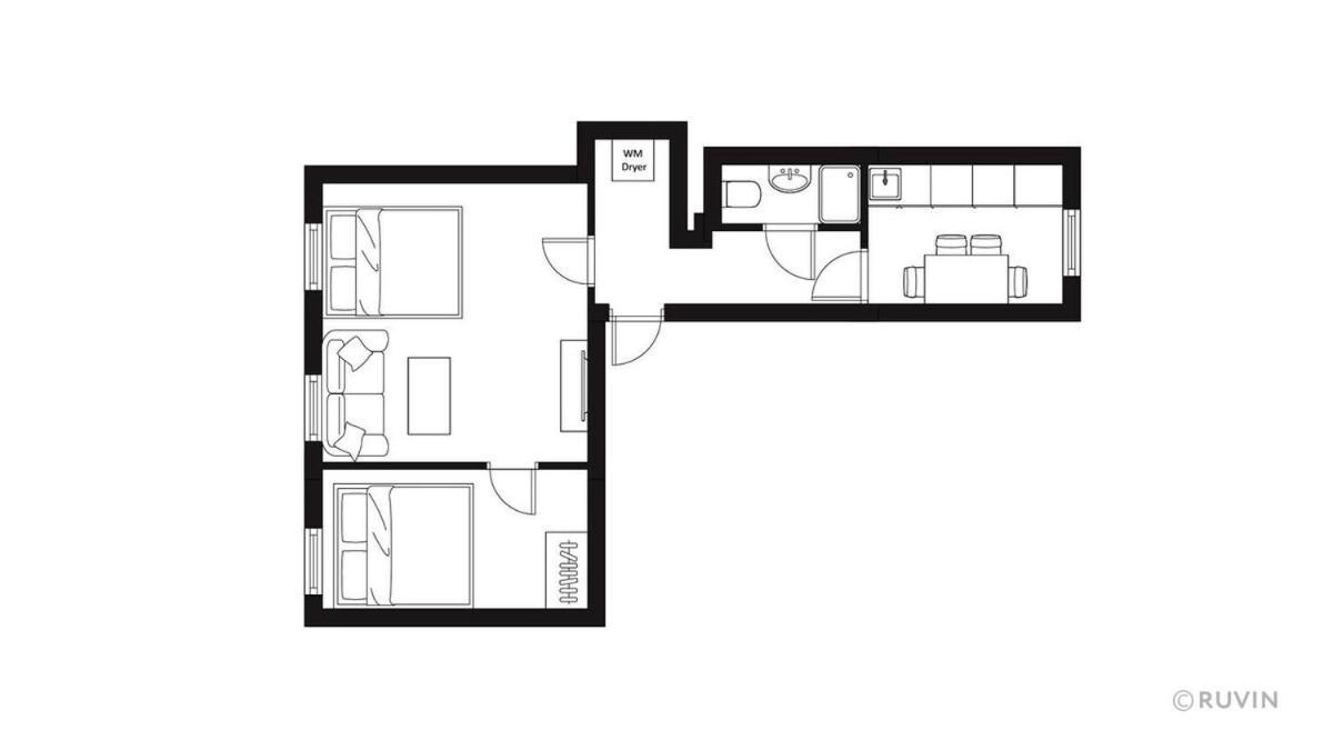 Perfect Location, 2 Min To Main Station Apartamento *